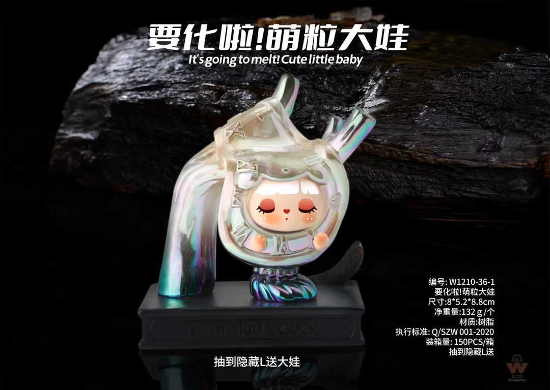 可爱创意潮玩要化啦!萌粒盲盒摆件桌面车载装饰品礼品直销