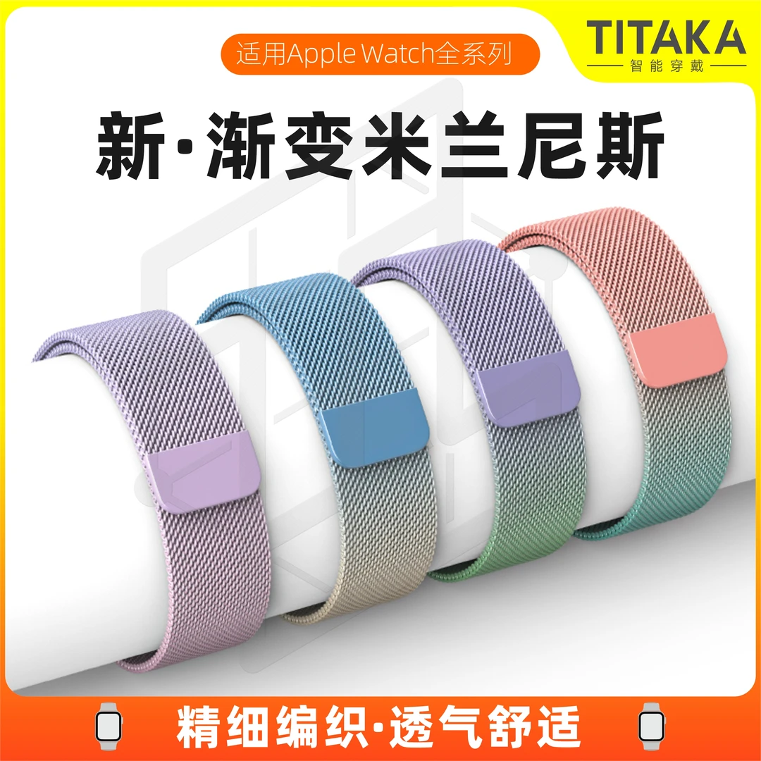同款米兰适配iwatch1-9ultra12