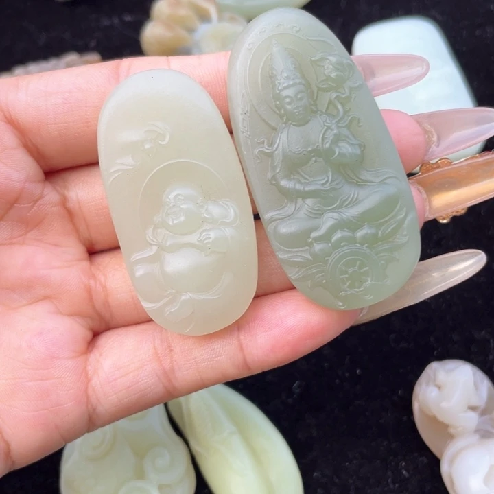 和田玉颈饰未镶嵌