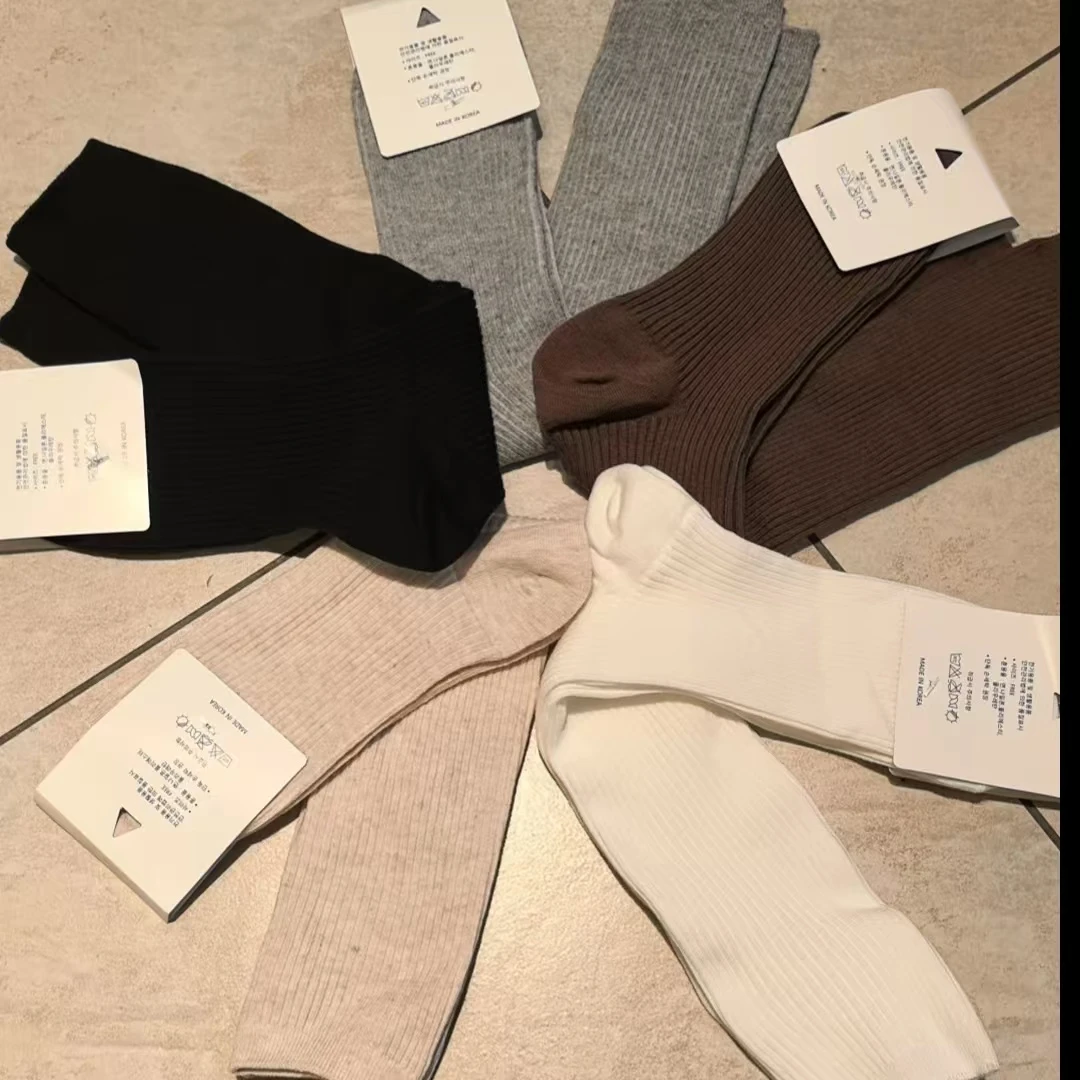 YT推荐 多色中筒袜