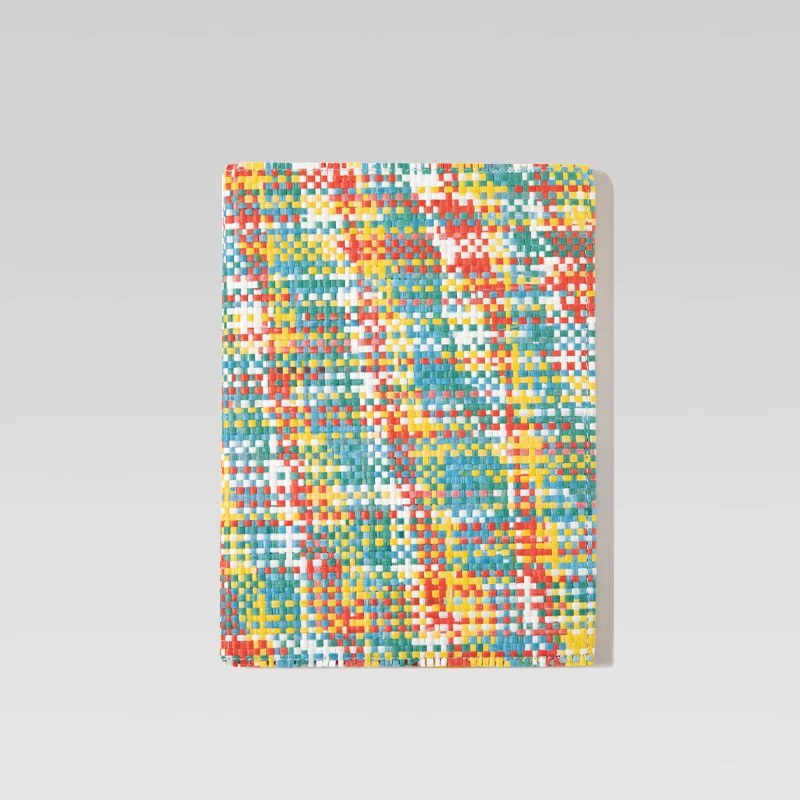 编织皮革A5本子高颜值手帐本点阵内页摘抄笔记本日记本小香风本子