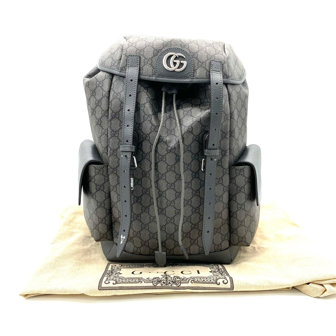 99新 GUCCI/古驰 新款 Ophidia 系列双肩包 尺寸40/24 男士双肩背