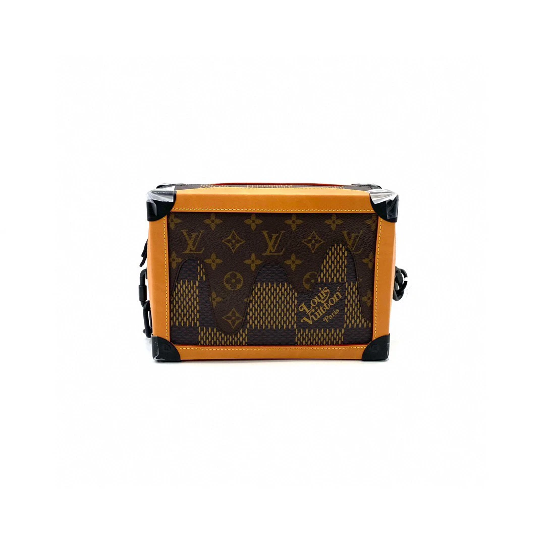99新 LouisVuitton/路易威登 nigo联名限量款trunk斜挎包 尺24/18