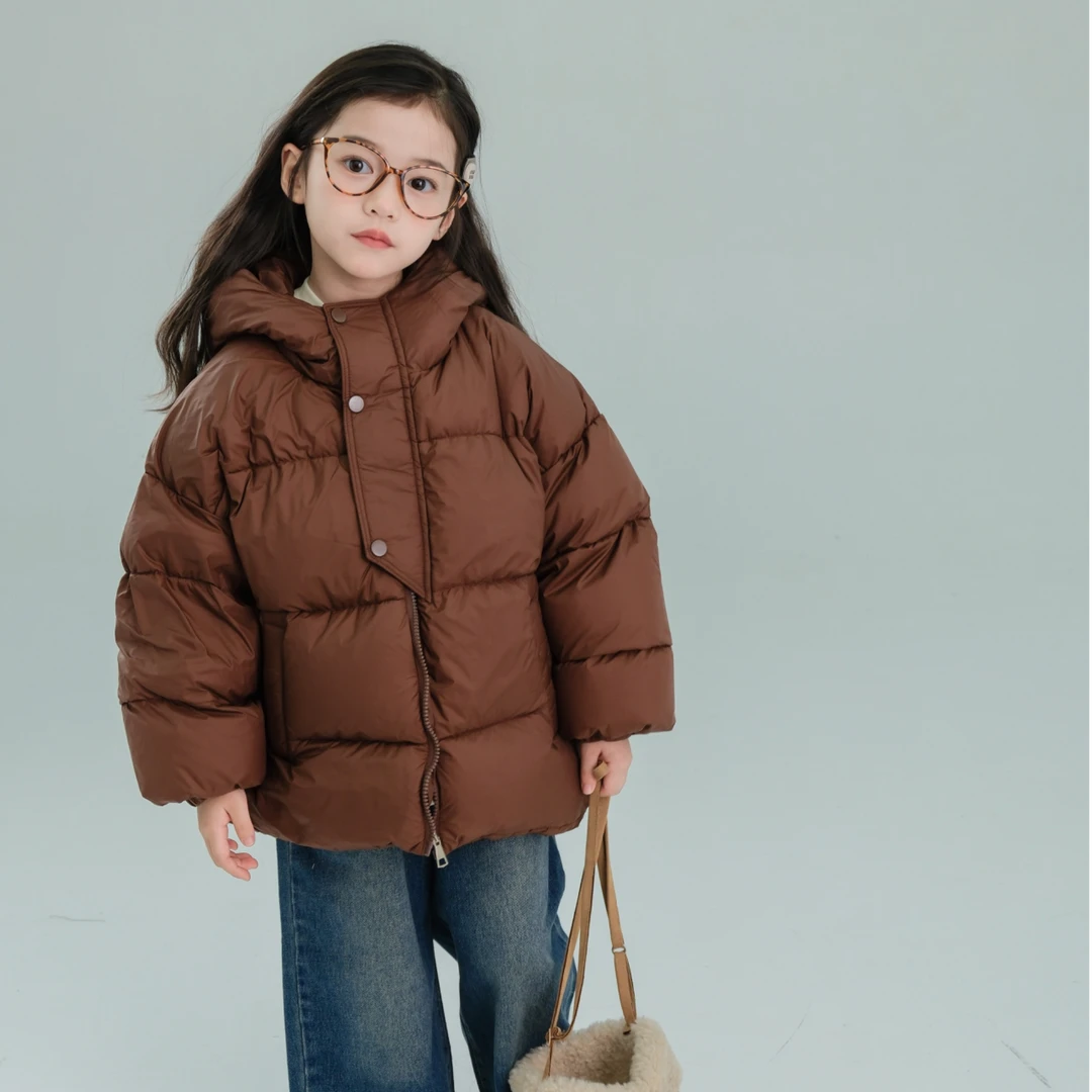 2024儿童冬季新国标白鸭绒加厚羽绒服儿童保暖连帽羽绒服宝宝外套