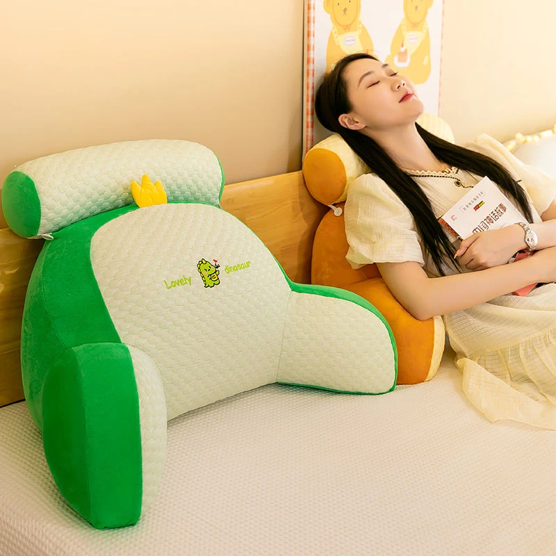 冰丝乳胶床头靠枕靠垫大号靠背沙发抱枕靠枕床上看书夏季软包护腰