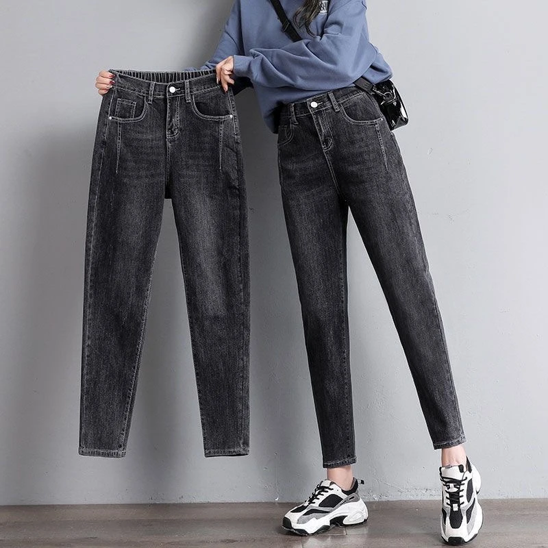 【大宝S201-S300】女神修身牛仔老爹裤显气质长裤