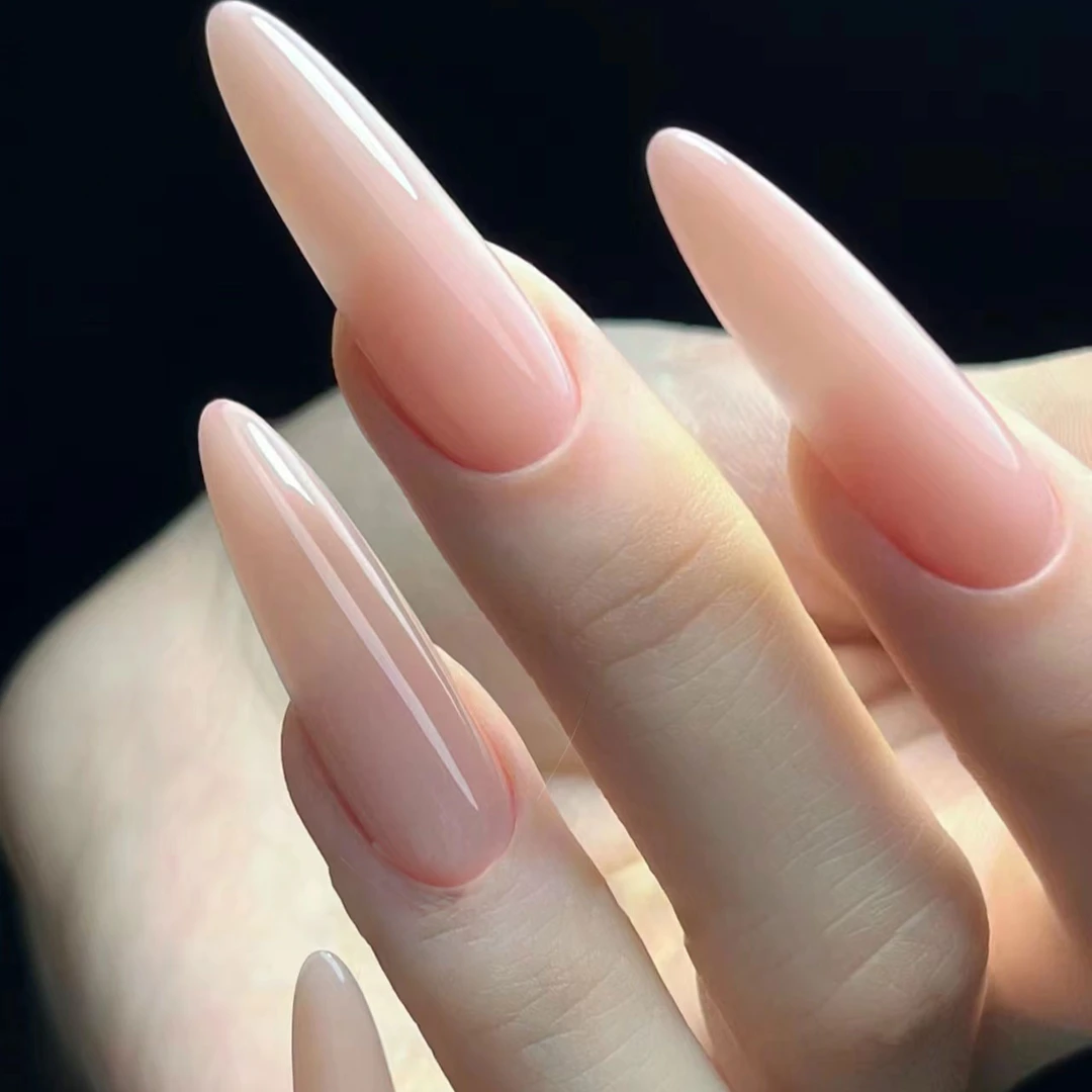 华妃摸脸（嬛嬛冰透裸色纯欲）古风纯手工穿戴甲