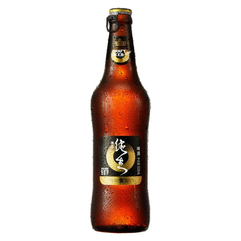 珠江纯生 9°P啤 528ml/瓶