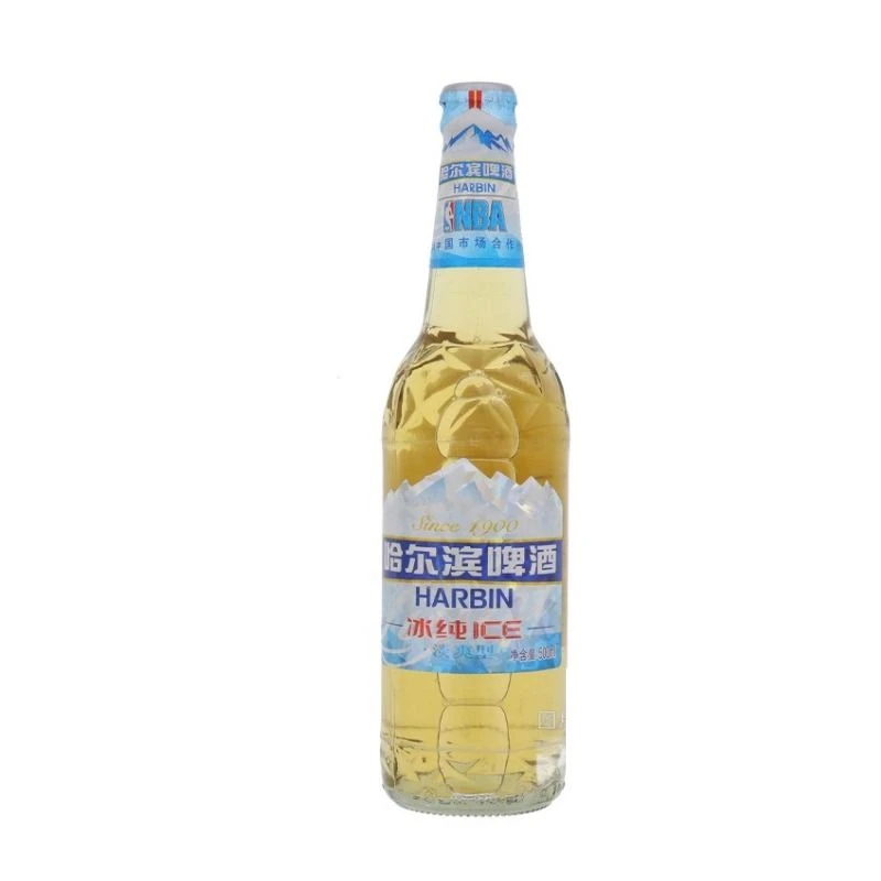 哈尔滨啤酒HARBIN 9°1P冰纯淡爽型啤酒 500ml/瓶