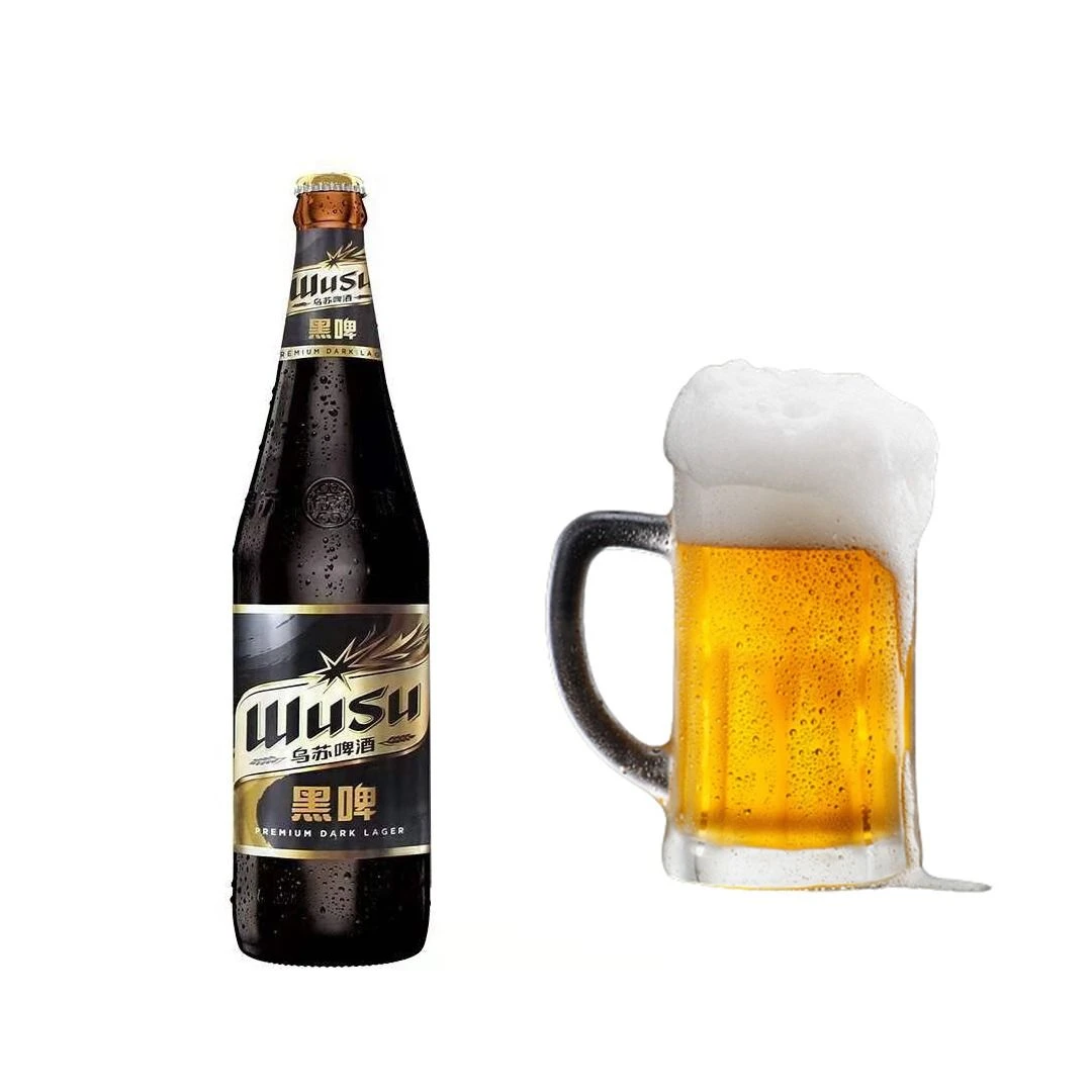 乌苏啤酒 黑啤酒620ml*12瓶/箱