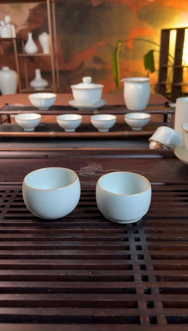 【闪购商品】瓷杯青玉杯*1+悟道杯*1
