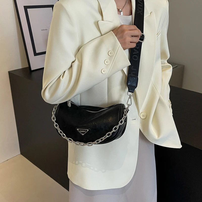 CAHRES&HEKA夏季百搭ins时尚单肩包洋气小众腋下斜跨包高级网红款