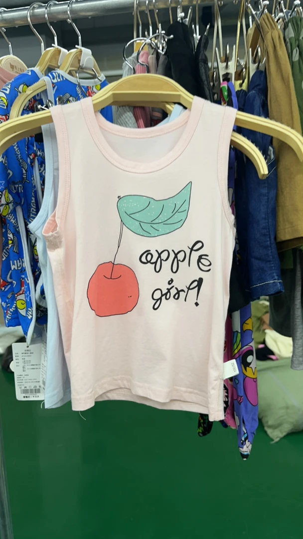 扣号专用 儿童纯棉小背心「默认瑕疵