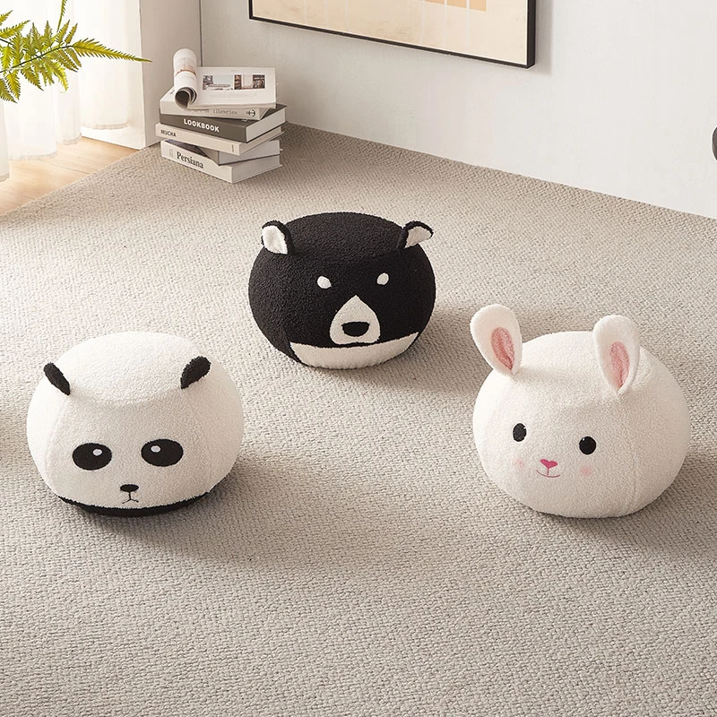 卡通小凳子家用矮凳客厅创意居家简约圆板凳网红款儿童沙发换鞋凳