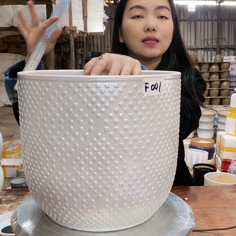 【闪购商品】陶瓷15cm以下珍珠白26×23一只