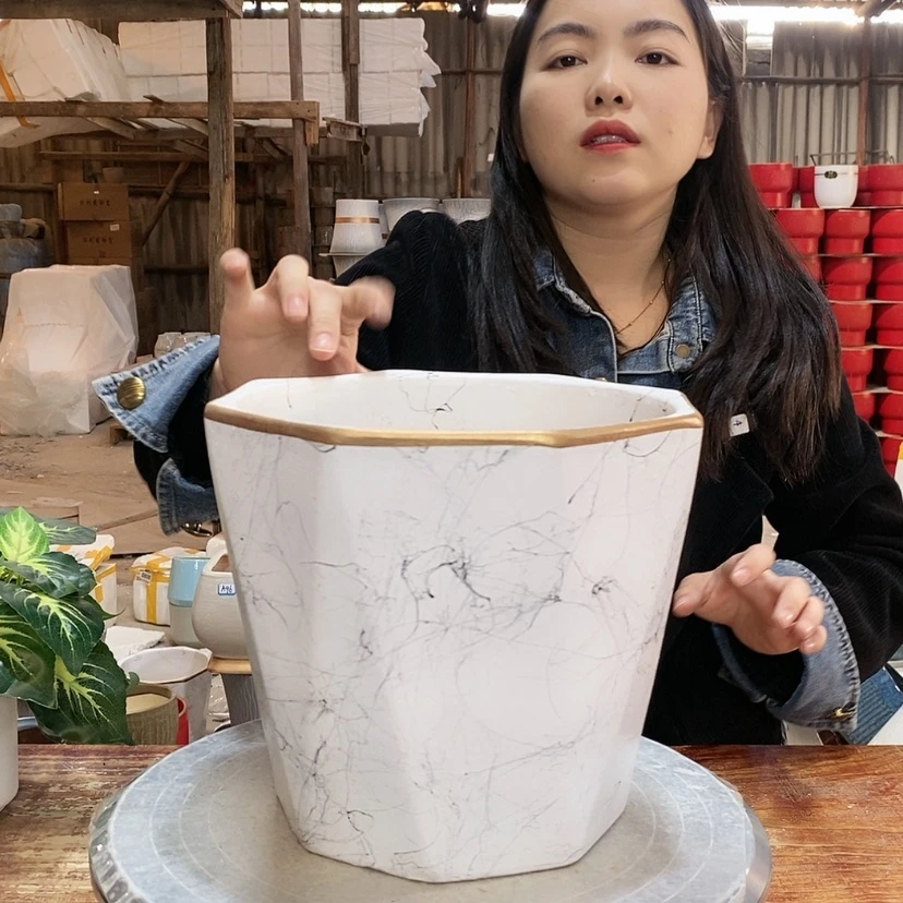 【闪购商品】陶瓷15cm以下飞丝八角22×19一只