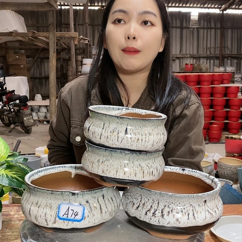 【闪购商品】陶瓷15cm以下A74号15×8+12×6两只