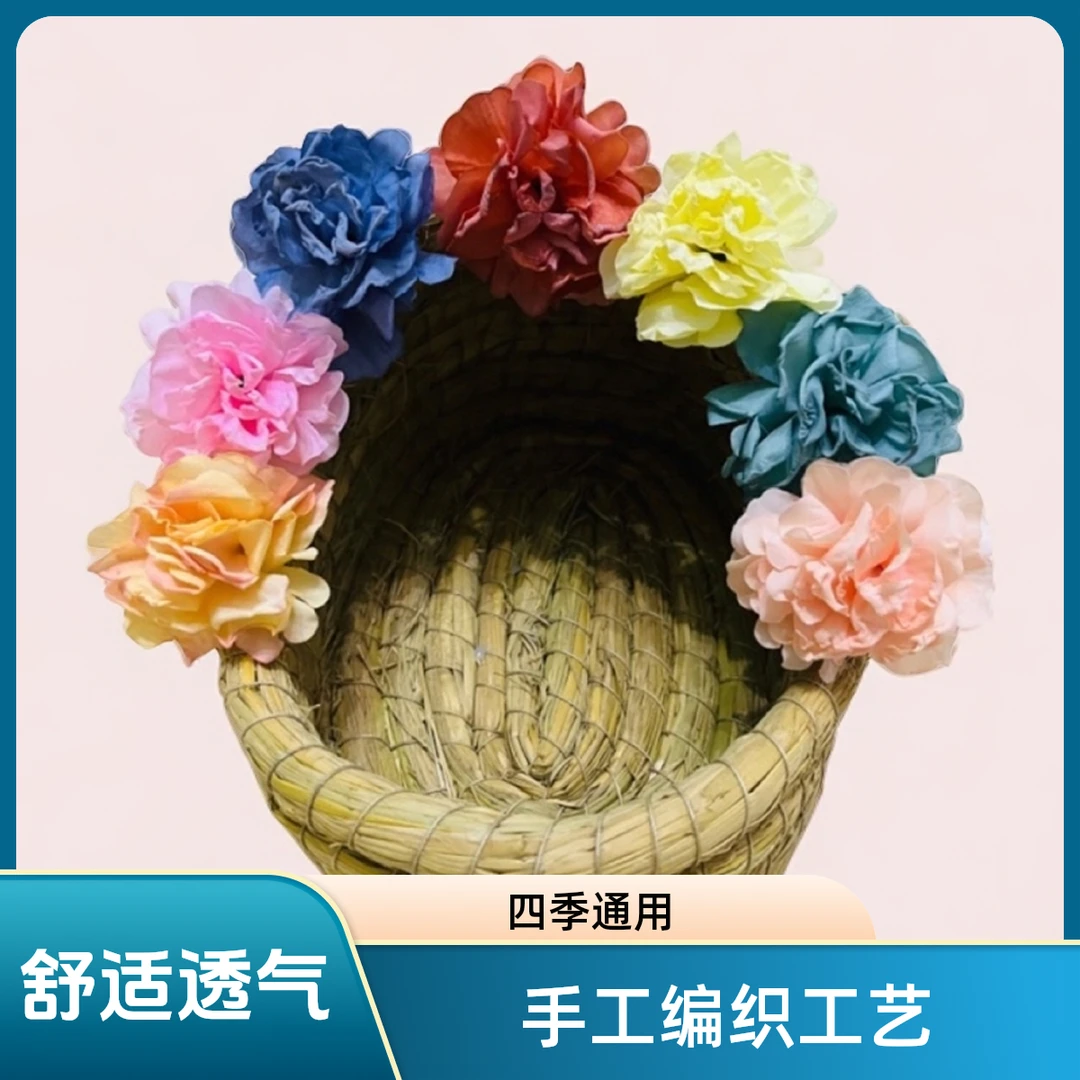 【卷卷丫】芦丁鸡专用花边草窝手工编制下蛋窝寻找安全感的小窝耐用