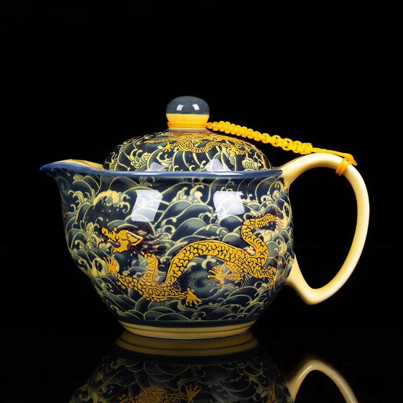 景德镇家用陶瓷茶壶复古中式大号泡茶壶过滤单个功夫茶壶水壶单壶