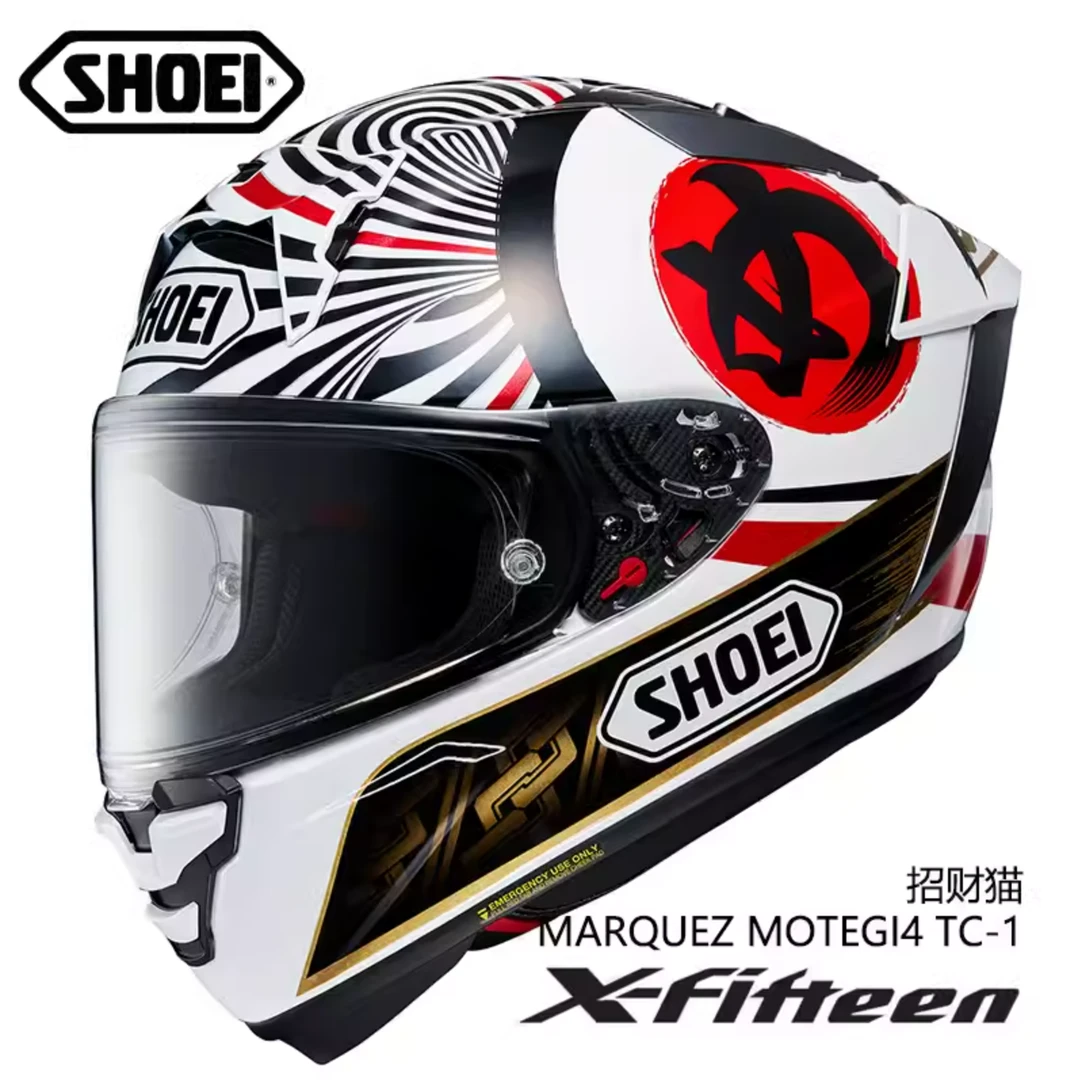日本正品SHOEI X15摩托头盔男女马奎斯全盔赛车跑盔四季盔碳纤维