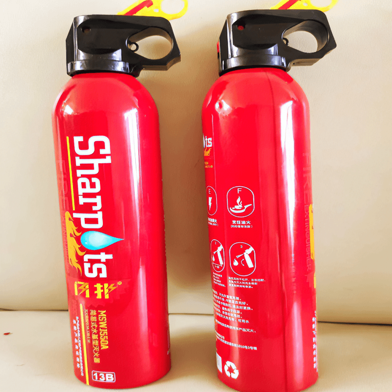 汽车专用灭火器 家庭灭火器 汽车灭火器三件套 可过年审年检套装