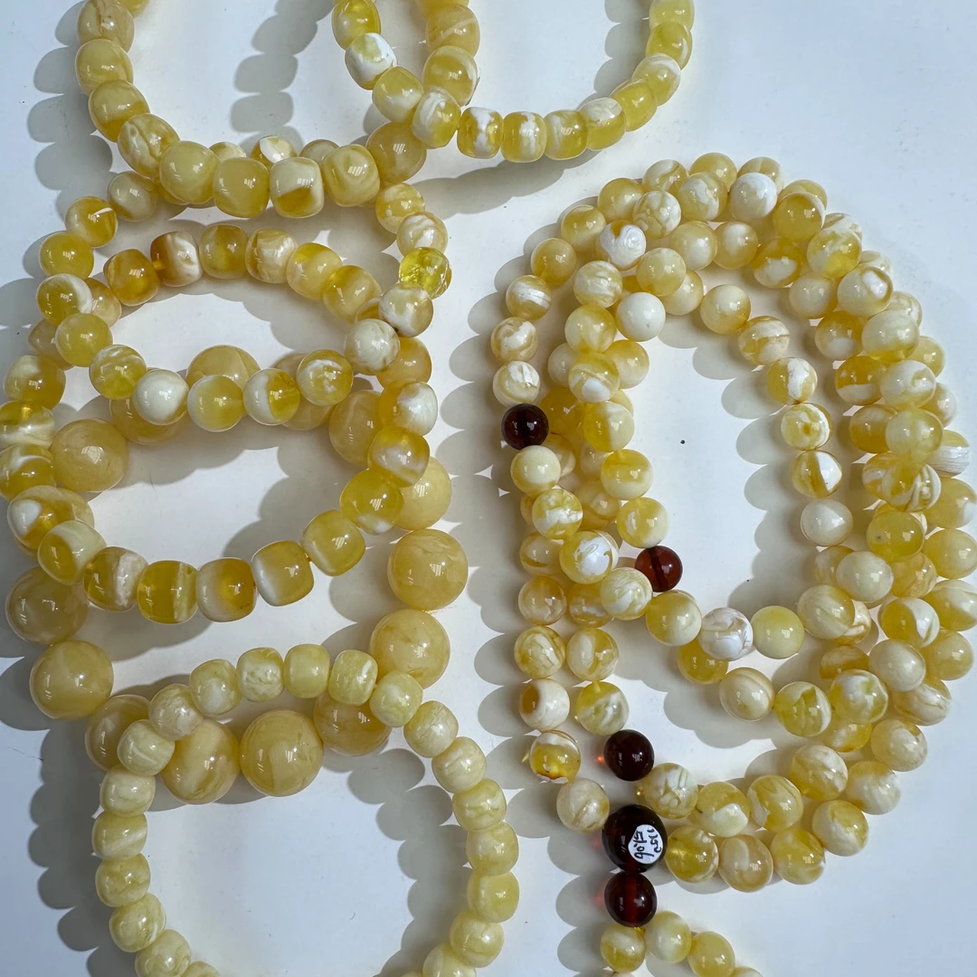 天然琥珀蜜蜡diy配件（按克称重）