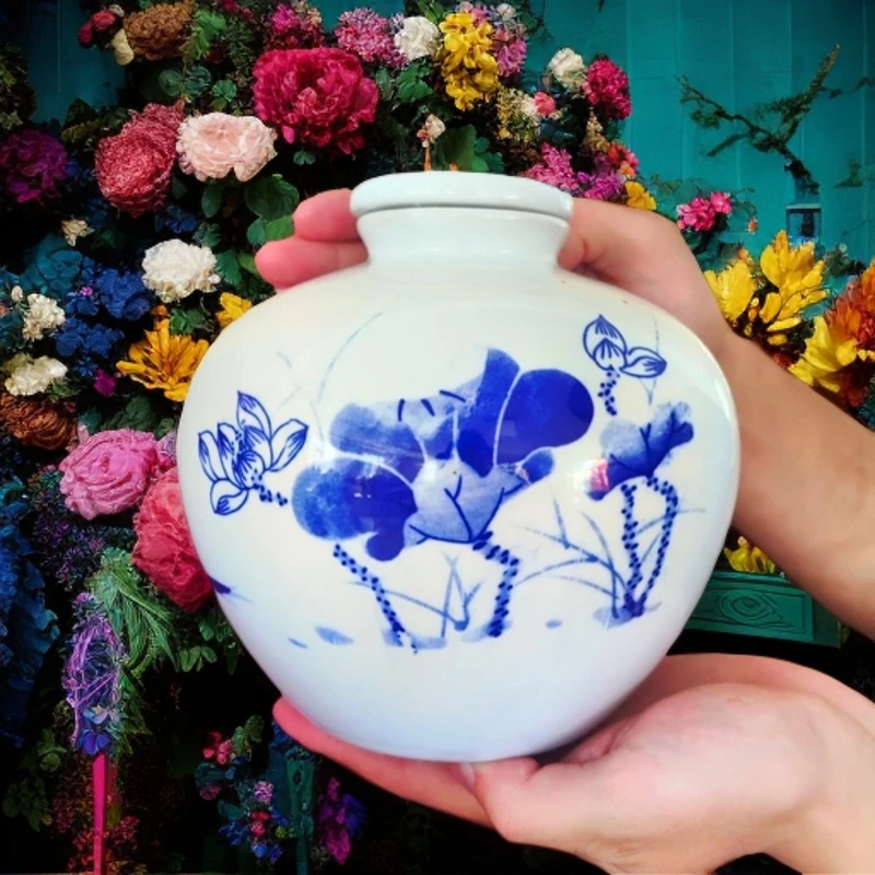 沙湖春德贵 52度浓香型1500ml送礼白酒 青花瓷坛52度1500ml