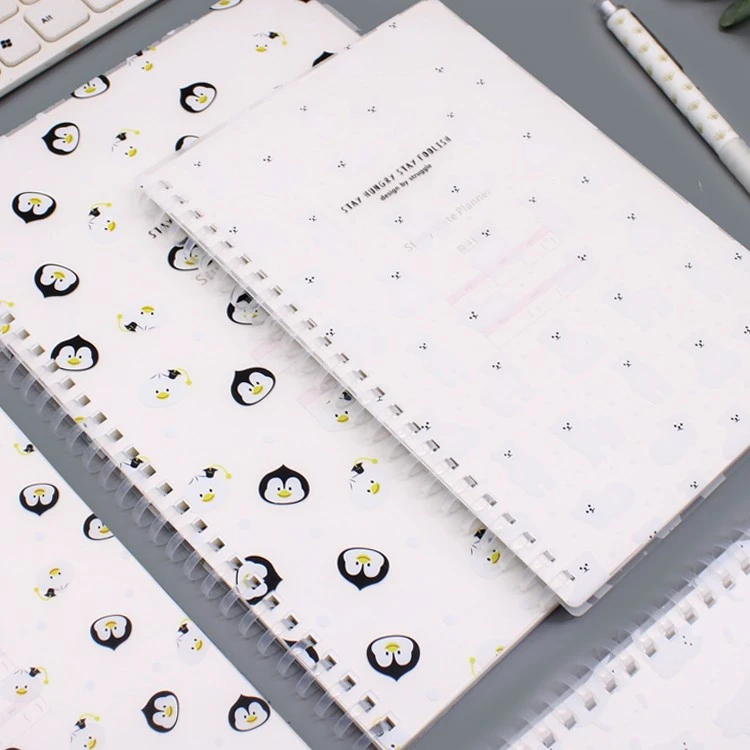 奋斗良品加厚软线圈本笔记本b5学生用横线不硌手防水记事本A5本子