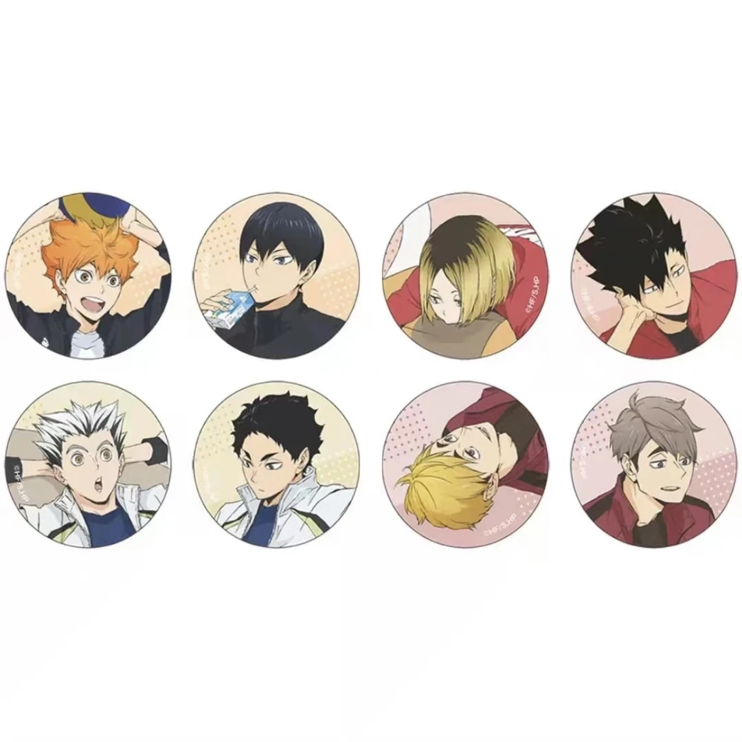 排球少年 JF2024吉祥物 吧唧 全八种 徽章盲盒（默认代拆）