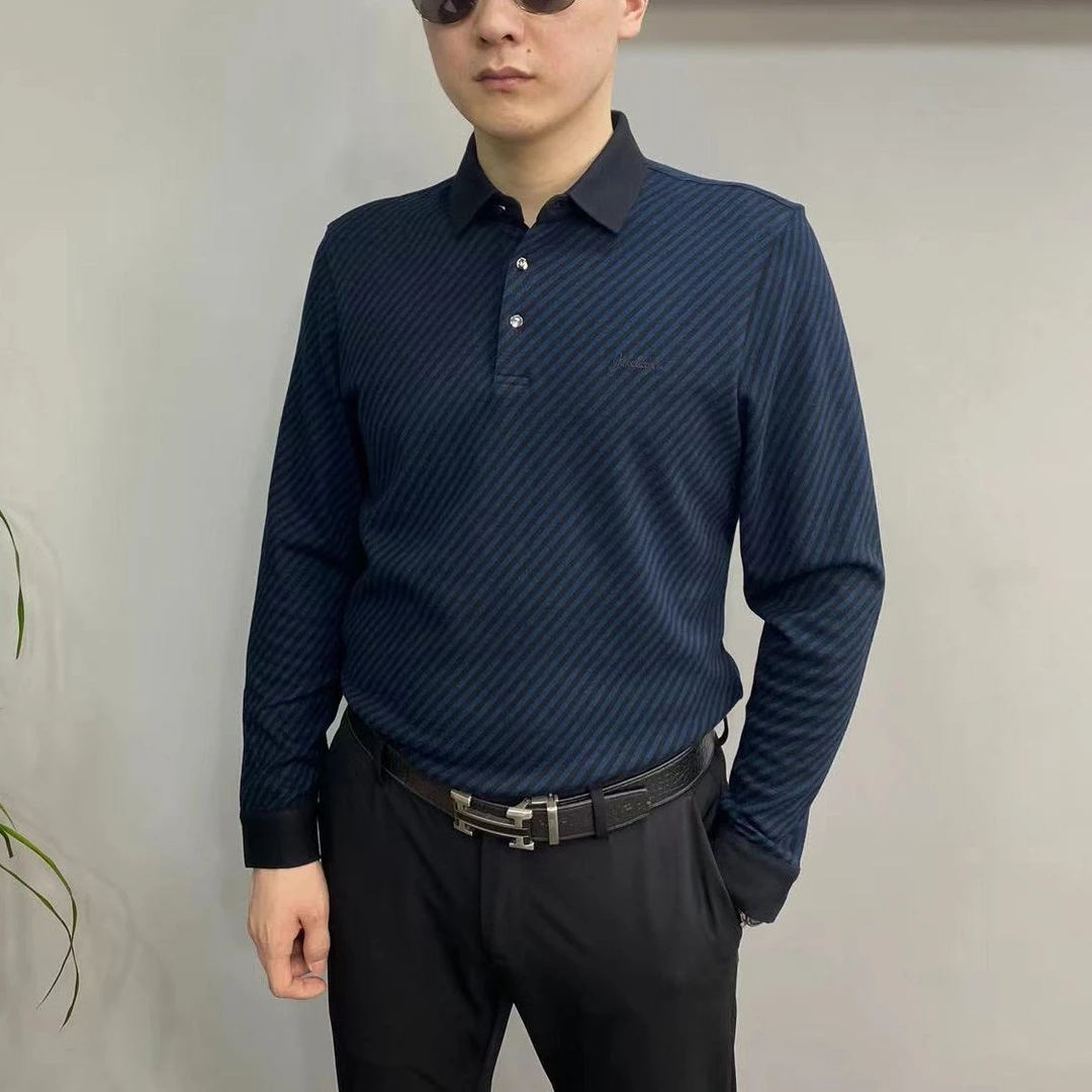 杰克朗博春秋上新男士休闲T恤（升级版）经典品质2396商务长袖