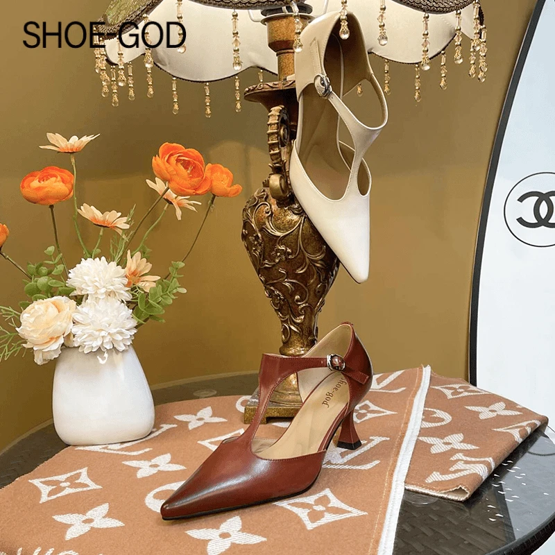 羊皮6厘米 2024时尚包头镂空设计感凉鞋SGL013