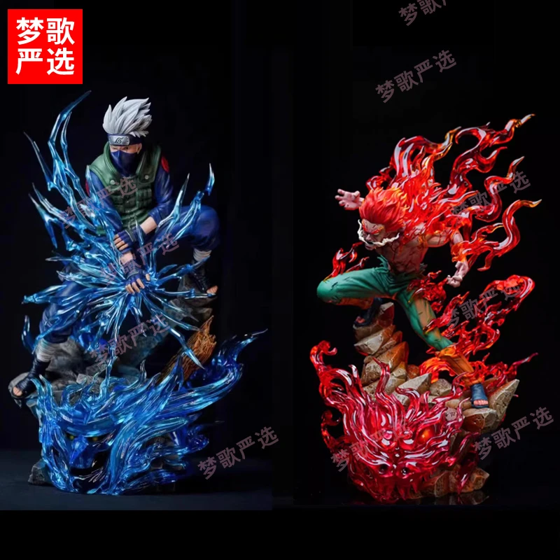 24cm百忍夜凯卡卡西忍者STUDIO 蓝色特效十年百忍GK手办摆件