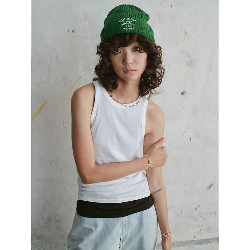 GOODBAI 916 刺绣slogan毛线帽