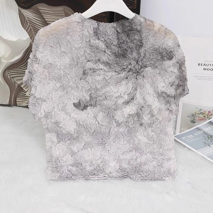 【默认微暇集合链接】褶皱上衣