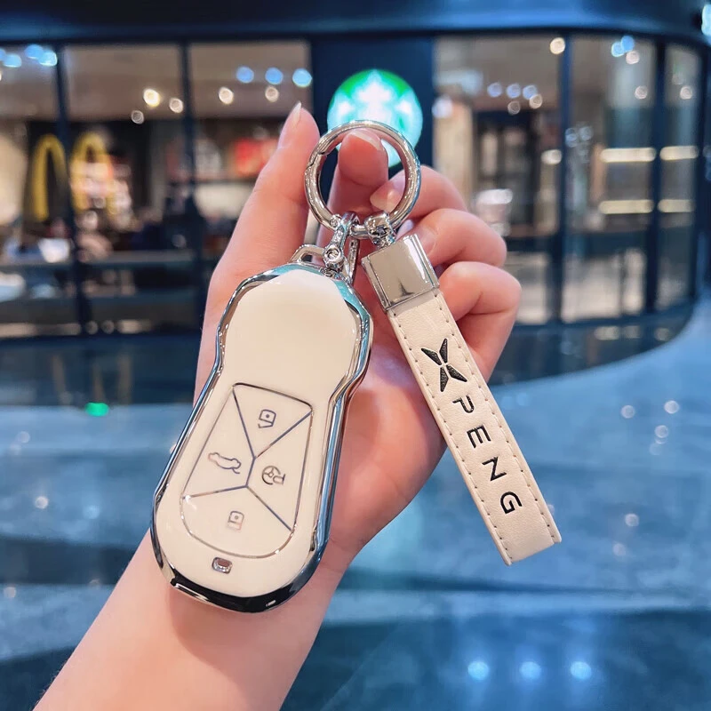 小鹏p7钥匙套p5车g3i壳g6车新款改装汽车2022款22专用g9扣女