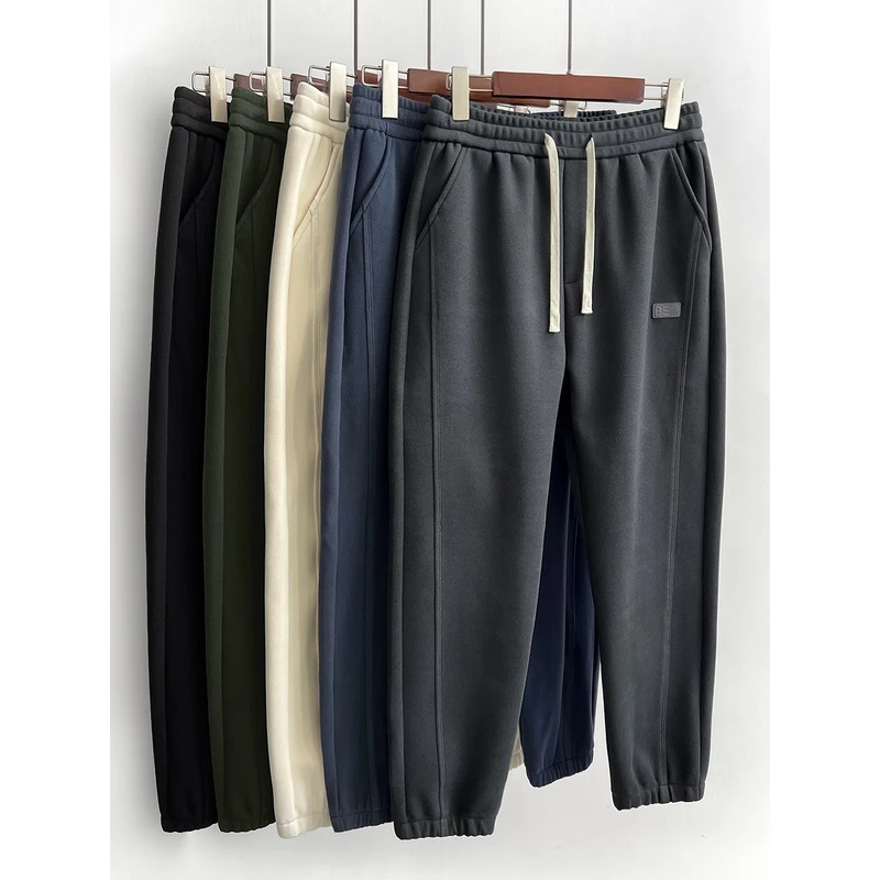 2023冬季防风裤新款升级面料柔软休闲裤加厚秋冬保暖男士裤子