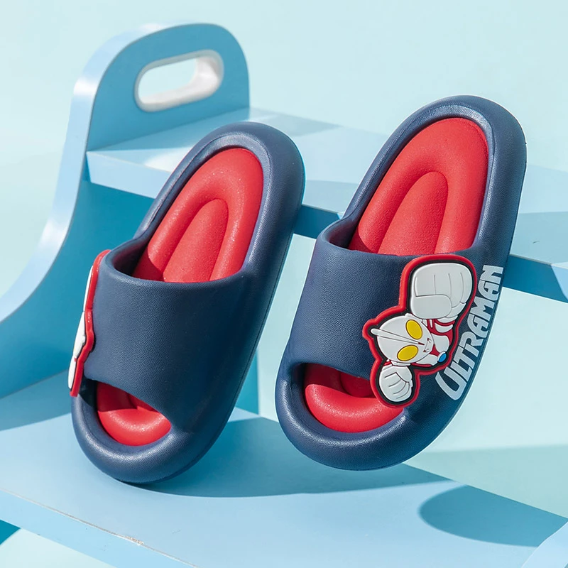奥特曼新款儿童凉拖鞋 夏季家用防滑男大童卡通家居浴室拖鞋5303