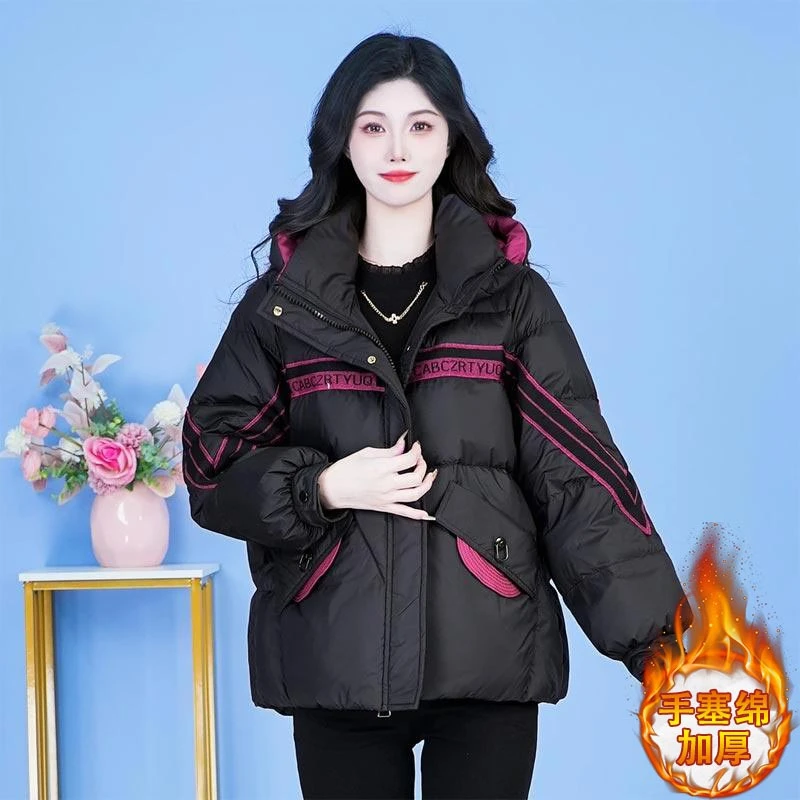 韩版加厚保暖棉服女装2026年秋冬季新款时尚洋气高级感面包服外套