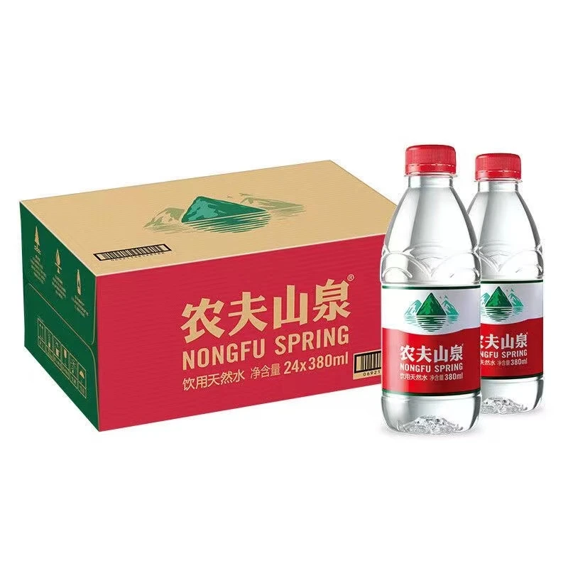 农夫山泉 饮用水 饮用天然水380ml *24瓶 整箱装【纸箱装】