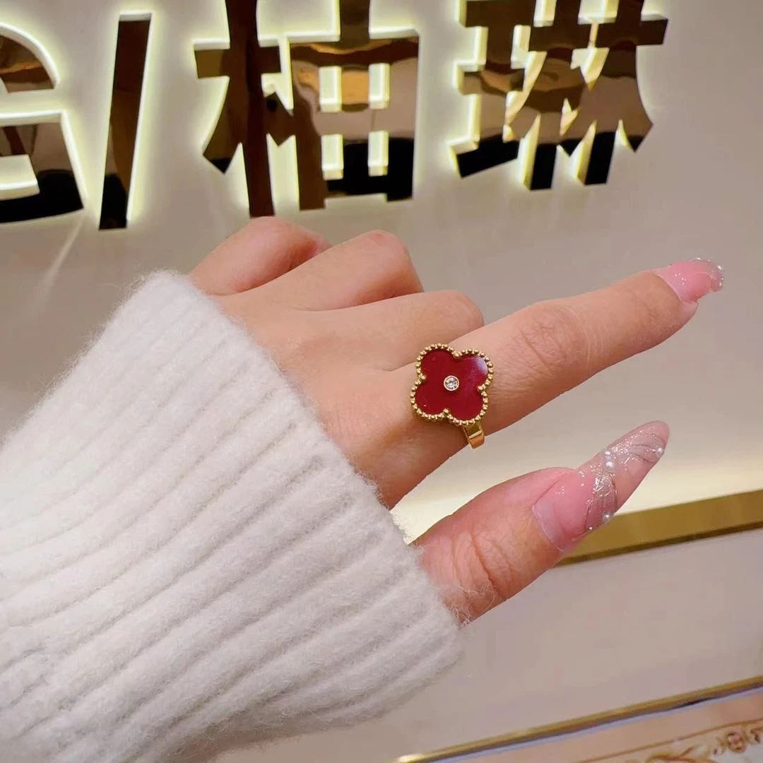 YOULING/柚琳  红色戒指