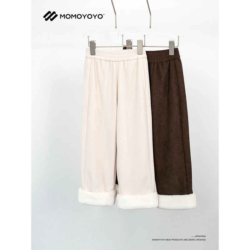 【雪尼尔】毛毛边加绒灯芯绒裤 7135D