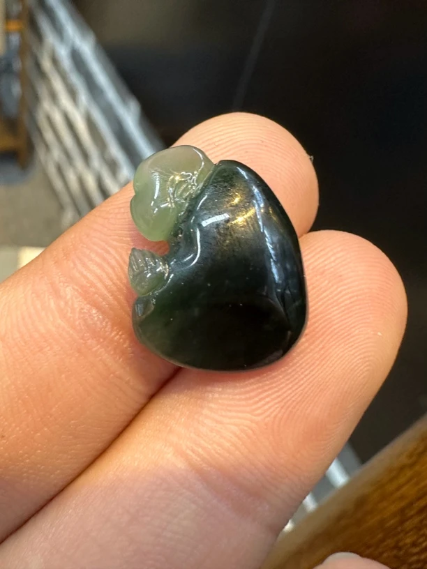 天然翡翠悟道小吊坠44