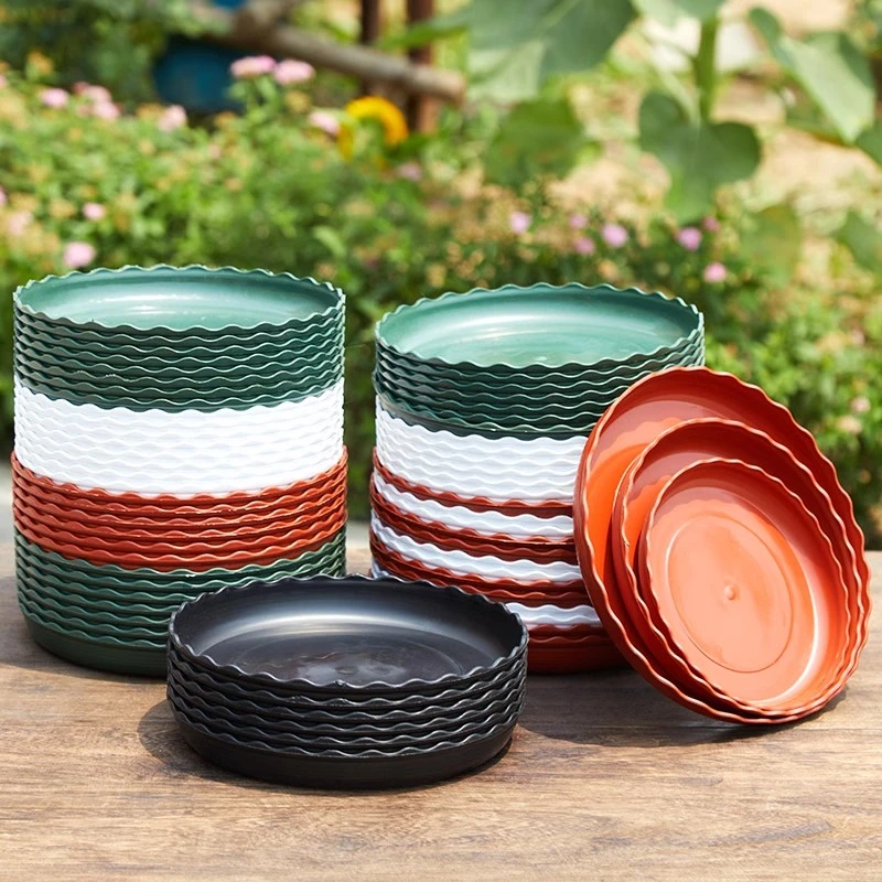 花盆托盘加厚底座接水花托塑料圆形垫深垫底拖盘耐摔耐用实用花盆