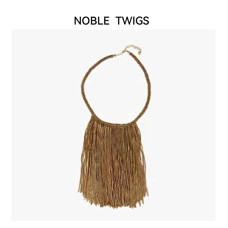 【N T Liu定制款】佳人项链加耳环流苏造型 XL30001