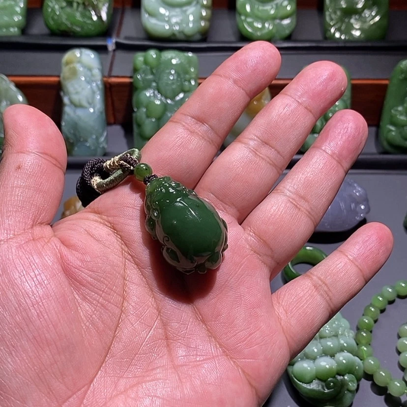【闪购商品】和田玉挂件未镶嵌用****9