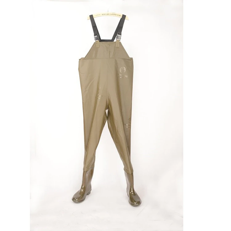 下水裤加厚耐磨捕鱼半身雨裤男女连体防水衣服皮叉裤子渔夫裤水鞋