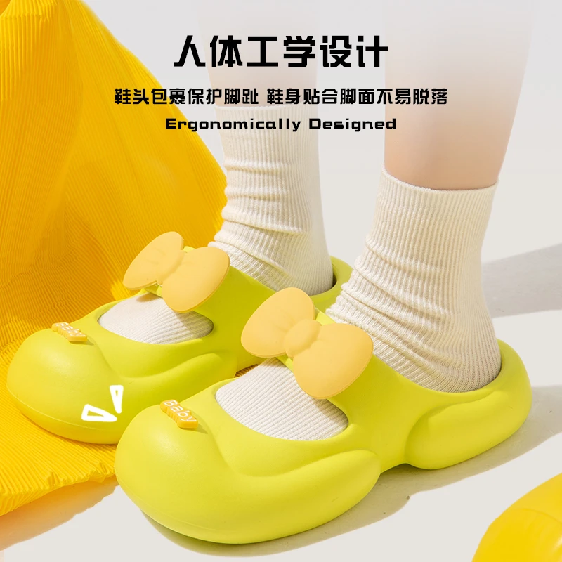 厚底包头半拖鞋女款夏季2023网红超火外穿踩屎感防滑沙滩洞洞鞋女