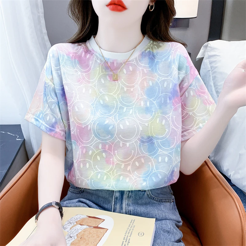 设计感小众短袖T恤女2024夏装新款宽松显瘦体恤夏季洋气上衣ins潮