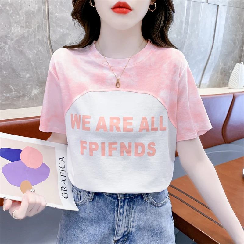 正肩短袖T恤女2024新款爆款夏装女款小个子精致百搭上衣洋气体恤