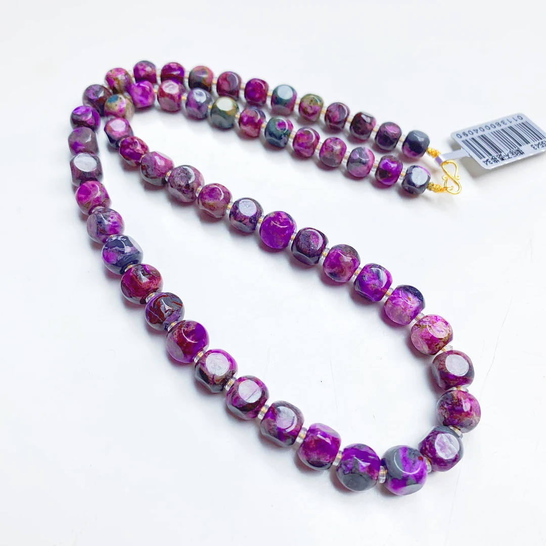 匡氏K姐 舒俱来泥地樱花紫骰子项链 Z-HL-A5543（多样性发一）